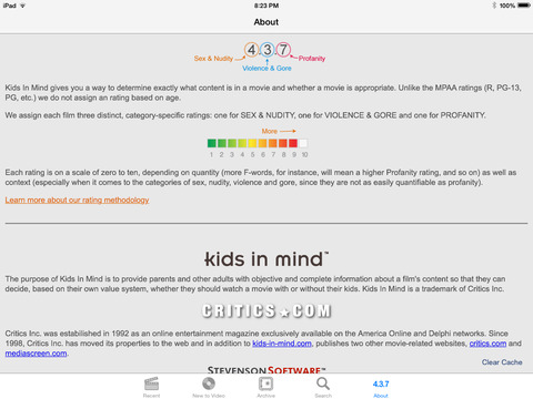 Kids In Mind - Movie Reviews for Families screenshot 7