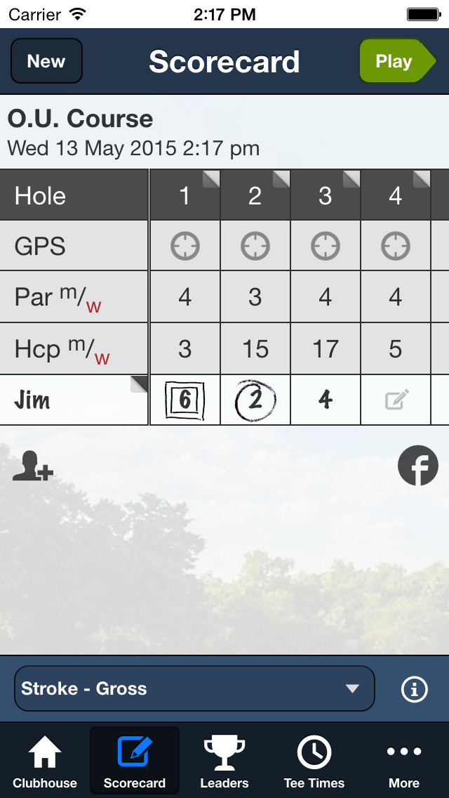 The OU Golf Club screenshot 3