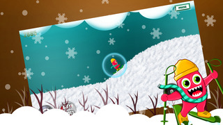 Monster Ski : The Winter Skiing Forest Creature - Free screenshot 3