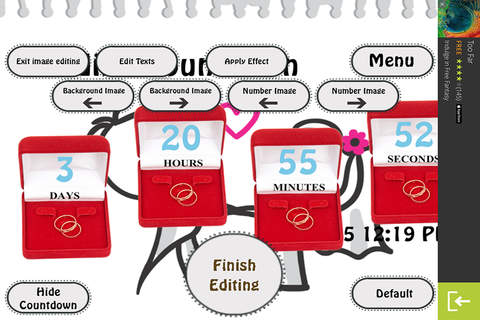 The Wedding Countdown Free - náhled