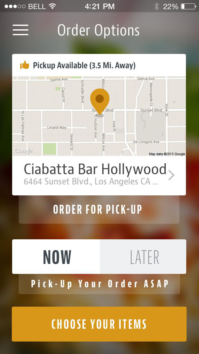 Ciabatta Bar screenshot 2