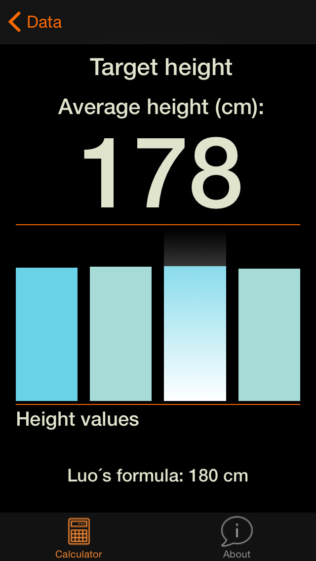 Target Height for children Apps 148Apps