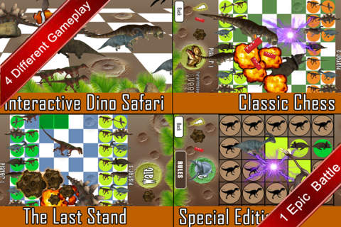 Dino Chess 3D For Kids - náhled