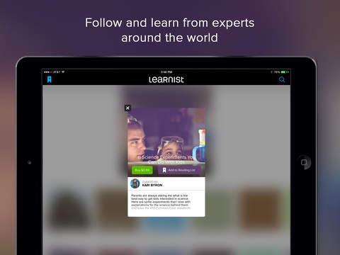 Learnist: Experts Curate Lessons to Share Their Knowledge screenshot 9