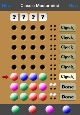 Classic Mastermind - náhled