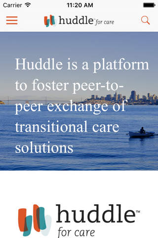 Huddle for Care - náhled