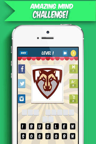 " NCAA edition" Logo Quiz - Guess the American Col - náhled