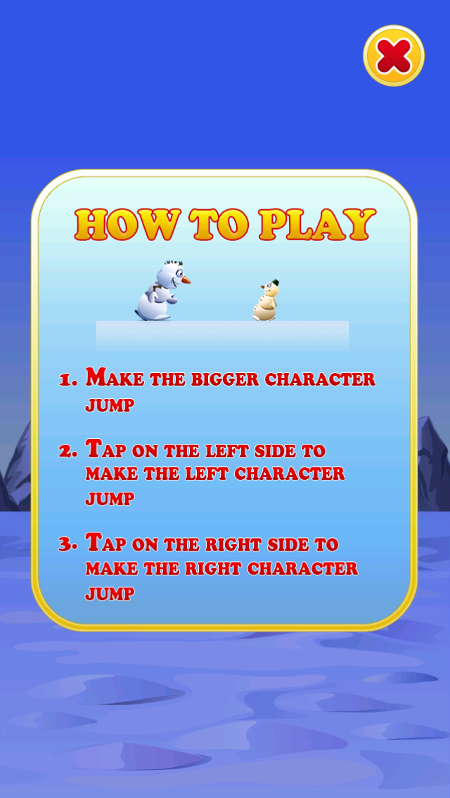 Snowman Jump Bash screenshot 2