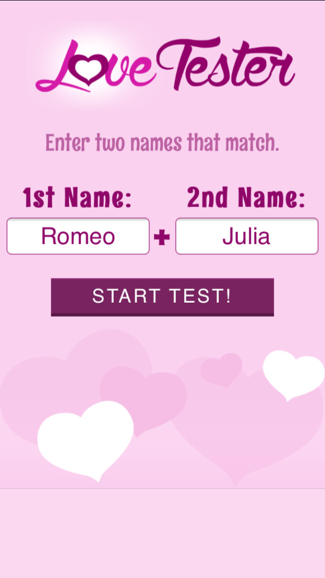 Love Tester Partner Match Game screenshot 4.