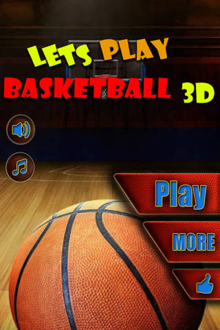 Lets Play Basketball 3D - náhled