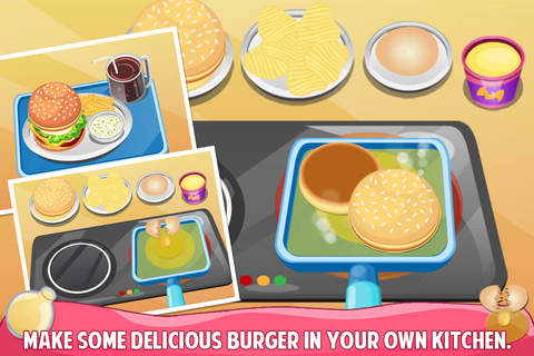 Cooking Burger Lunch free games - náhled