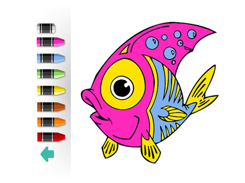 Sea Animals Coloring Book for Kids - náhled