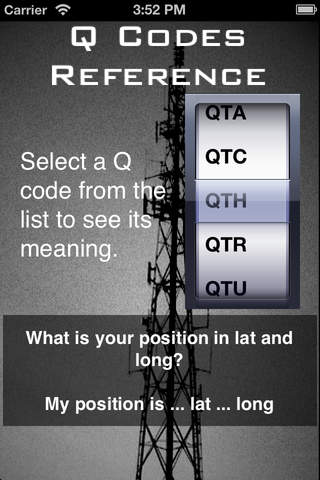 Q Codes Reference - náhled