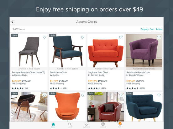 AllModern - Shop Modern Furniture and Décor screenshot