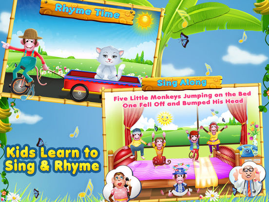 5 Little Monkeys - Activities & Sing Along - appPicker