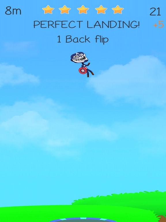 Trampoline Backflip Diving Madness Man Games Apps 148Apps