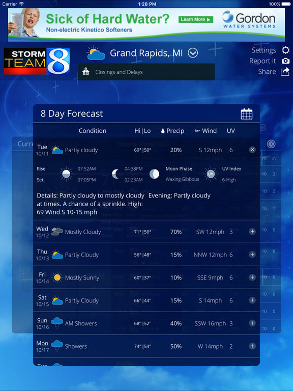 App Shopper: Storm Team 8 - WOOD TV8 Weather (Weather)