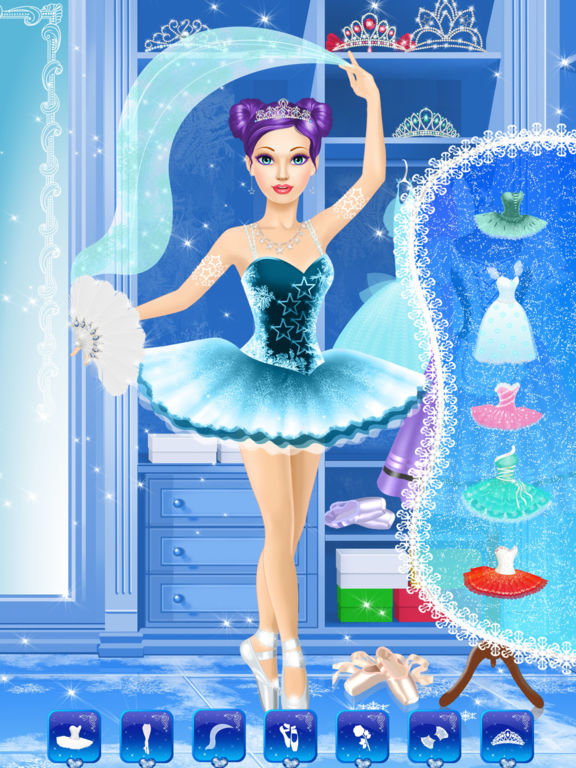 Ballerina Salon: Spa, Makeup & Dress Up Makeover By Peachy Games LLC