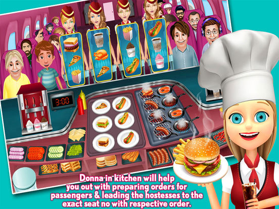 App Shopper: Airplane Kitchen Fast Food Fever Cooking Games (Games)