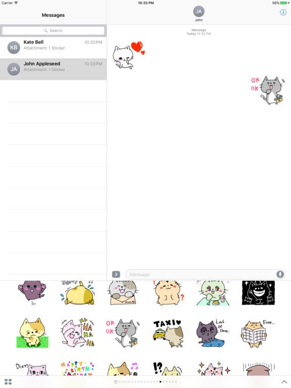 Funny Cat Stickers Pack screenshot 4