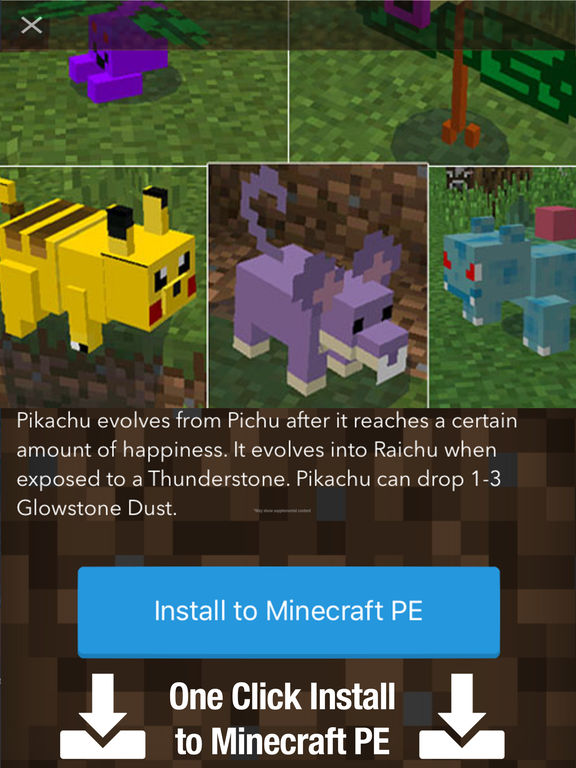 Pixelmon MCPE Addons for Minecraft Pocket Edition by Alpha Labs, LLC