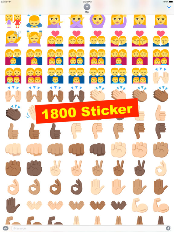 EmojiOne as Stickers screenshot 7
