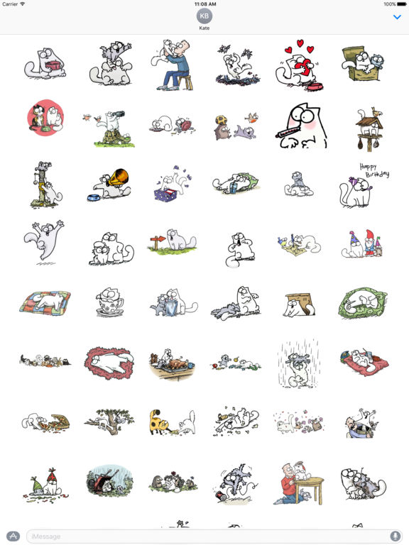 100+ stickers Simon's Cat Fan! | Apps | 148Apps