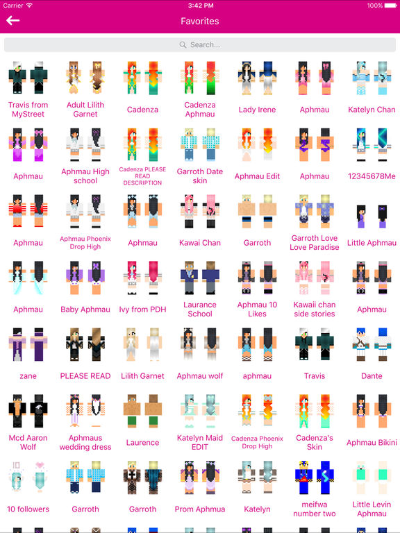 New Aphmau Skins for Minecraft PE & PC Edition | Apps | 148Apps