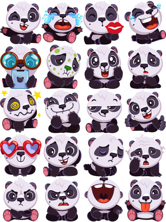 Panda Stickers! screenshot 5.
